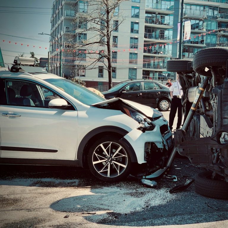 Unfallschaden an einem Fahrzeug
